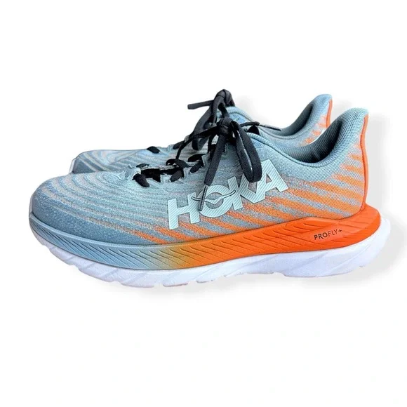 Hoka One One Shoes Mach 5 Men's 8D Blue Running Mountain Spring 1127893 MSPBL - Picture 7 of 14